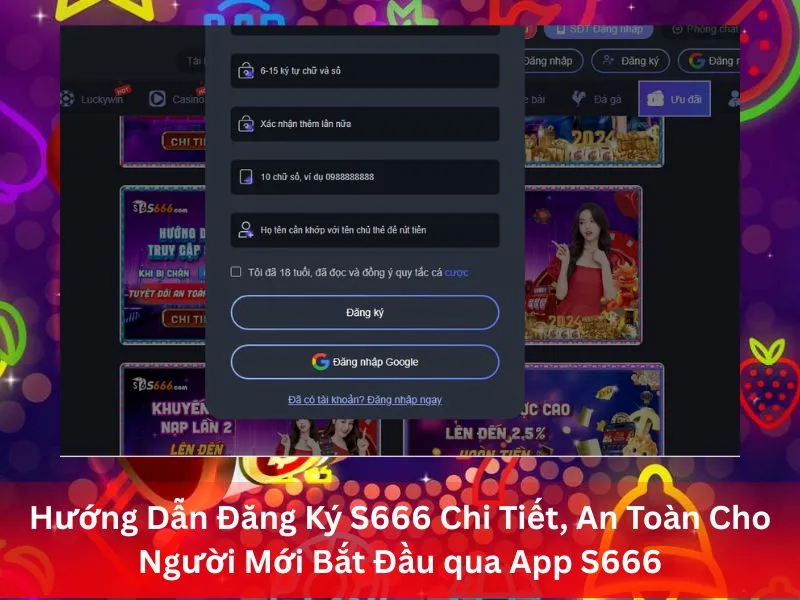 Hướng Dẫn Đăng Ký S666