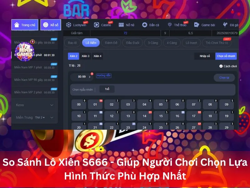 So Sánh Lô Xiên S666