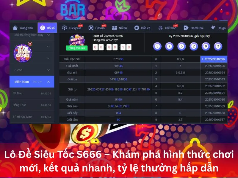 Lô Đề Siêu Tốc S666